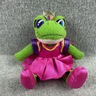 Vintage Lisa Frank Fantastic World Bean Buddies Frog Princess Plush Small