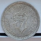 India 1944-l Rupee Silver Coin - Attractive Toning