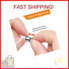 Ceryvop 30 Pcs Locking Pin Backs Locking Pin Keepers Clasp  Metal Pin Locks Back