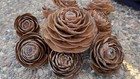 90 Deodora Cedar Rose Pinecones Sizes 0 5 To 2 5 Inch Art Crafts Wedding Decor