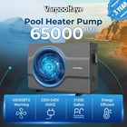 65000 Btu Pool Heat Pump Heater For Above in Ground Pools Water Heater Electric