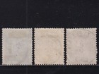 Norway 1867 Yv 13-15 Canc Vf   Cat Value  210