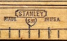 Very Fine Sweetheart Era Stanley     36 Pocket Boxwood   Brass Caliper Rule