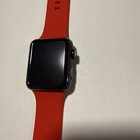Apple Watch Series 3 42mm  cellular Unlocked  Black Stainless Steel Case Redband