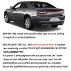 Dodge Charger Rear Wickerbill Spoiler 2011-2023 Glossy Black