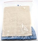 South Forty Country Towel Blue Cross Stitch 24   X  12 1 2 New Vintage