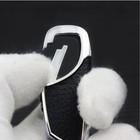 Men Creative Metal Leather Key Chain Ring Keyfob Car Keyring Keychain Gift 5