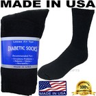 Best Quality Creswell Diabetic Socks White Black Ankle Crew All Size Made In Usa