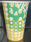 Lot Of 50 Vintage Tall Treated Golden Popcorn Design Cups By Lily No18tl1v