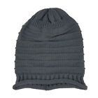 New Men Women Knit Slouchy Beanie Oversized Warm Hat Unisex Solid Color