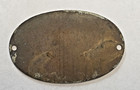 Sterling Siren Fire Horn Name Plate   Badge