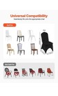 Vevor 20 Pcs White Chair Covers Polyester Spandex Chair Cover Stretch