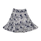 New Avenue Skirt Pull On Boho Peasant Polyester Lined Maxi 18 20 Semi Sheer