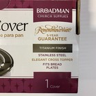 Communion Remembrance Ware Titanium Bread Plate Cover  stainless Steel 