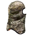 Mossy Oak Camo Reversible To Blaze Orange Face Mask Neck Wrap Hood Hunting Cap