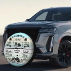 Camping Rules Spare Tire Cover For Rv Trailer Camper Rv Spare Tire Cover Wate   