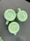 Vintage Fire King Jadeite C Handle Mug Restaurant Ware Set Of 6