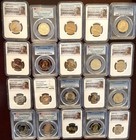      lot Of 20  Dollars   Halves     pcgs Graded Uncirculated Coins      20 Coin Case