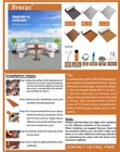 94x 46in Marine Boat Flooring Eva Foam Yacht Teak Decking Sheet Carpet Floor Pad