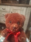 Vintage Miniature Teddy Bear Brown Mohair Fully Jointed Embrodiered Face 4 