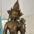 Gold Bronze Southeast Asian Statue