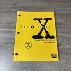 The X Files Original Shooting Script Tv Show Darkness Falls 1994 Yellow Rare