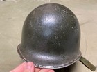 Original Wwii Us Army M1 Helmet Shell  Front Seam  Original Paint