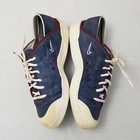 Vintage Nike Canvas Shoe 181016-461 Blue White 90s 00s 2000 Women Sz 8 5 Sneaker