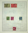 Norway  209 Stamps On Homemade Album Pages  Mostly Used  All Hinge Mounted  3