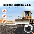 Uimoso Non-woven Geotextile Fabric 15x20ft 4oz Ground Cover Weed Control Fabric