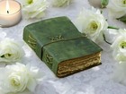 Vintage Leather Journal - Blank Spell Book Of Shadows 