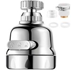 Kitchen Faucet Head Replacement  360   Faucet Extender 3 Mode Adjustable Short