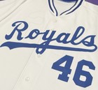 Authentic Kansas City Royals Game Worn team Issued 1990   s Russell Jersey 46