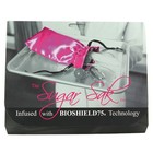 Sugar Sak Adult Novelty   Toy Storage Bag W bioshield75 Technology Pink black Lg