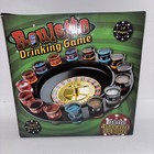 Roulette Drinking Game 16 Shot Glass Wheel Party Bar Fun Set