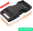 6 Pack 1  Quick Release Buckles     Dual Adjustable Plastic Snap Clips   