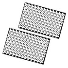 Car Rear Tail Light Stickers  18 9  X 11 81  Honeycomb Graphic Rear 2 Pcs Black