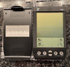 Handspring Visor Deluxe Translucent Blackportable Pda Organizer Palm Pilot Works