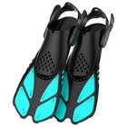Adjustable Snorkel Fins Short Silicone Scuba Diving Flippers Open Heel Adult Us