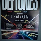 Signed Deftones 2025 Tour Poster Mars Volta Fleshwater