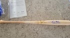 Harrison Bader Game Used Signed Bat Victus Mears Letter Coa Isc  What A Gift