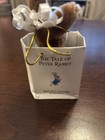 Vintage Beatrix Potter Eden Toys Clip-on Peter Rabbit Plush Original Bag 1987