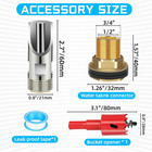 6pcs Pig Waterer Nipple  Automatic Pig Nipple Water Drinker For Barrel Kit  Stai