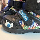 Burton Mini-grom Black Multicolor Snowboard Boots Kids Size Us 11c