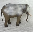 Large Vintage Marx Elephant Toy On Wheels