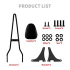 Detachable Passenger Backrest Sissy Bar Fit For Harley Sportster Xl 2004-2022