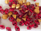 Full Pack Of 72 Preciosa Machine Cut Rhinestones 45ss Siam foiled 