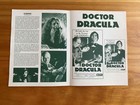 Doctor Dracula Pressbook 1980 John Carradine  Don  red  Barry  Larry Hankin 