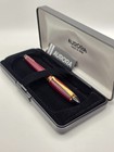 Vintage Aurora Ipsilon Burgundy Fountain Pen M Nib Full Set Boxed