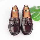 Gh Bass Weejuns Mens Jeremy Loafer Size 10 5 D Burgundy Kiltie Tassel Dress Shoe